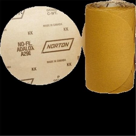 NORTON CO Norton 49232 5 in. No Hole P220 Stick & Sand Discs; Pack - 50 208296